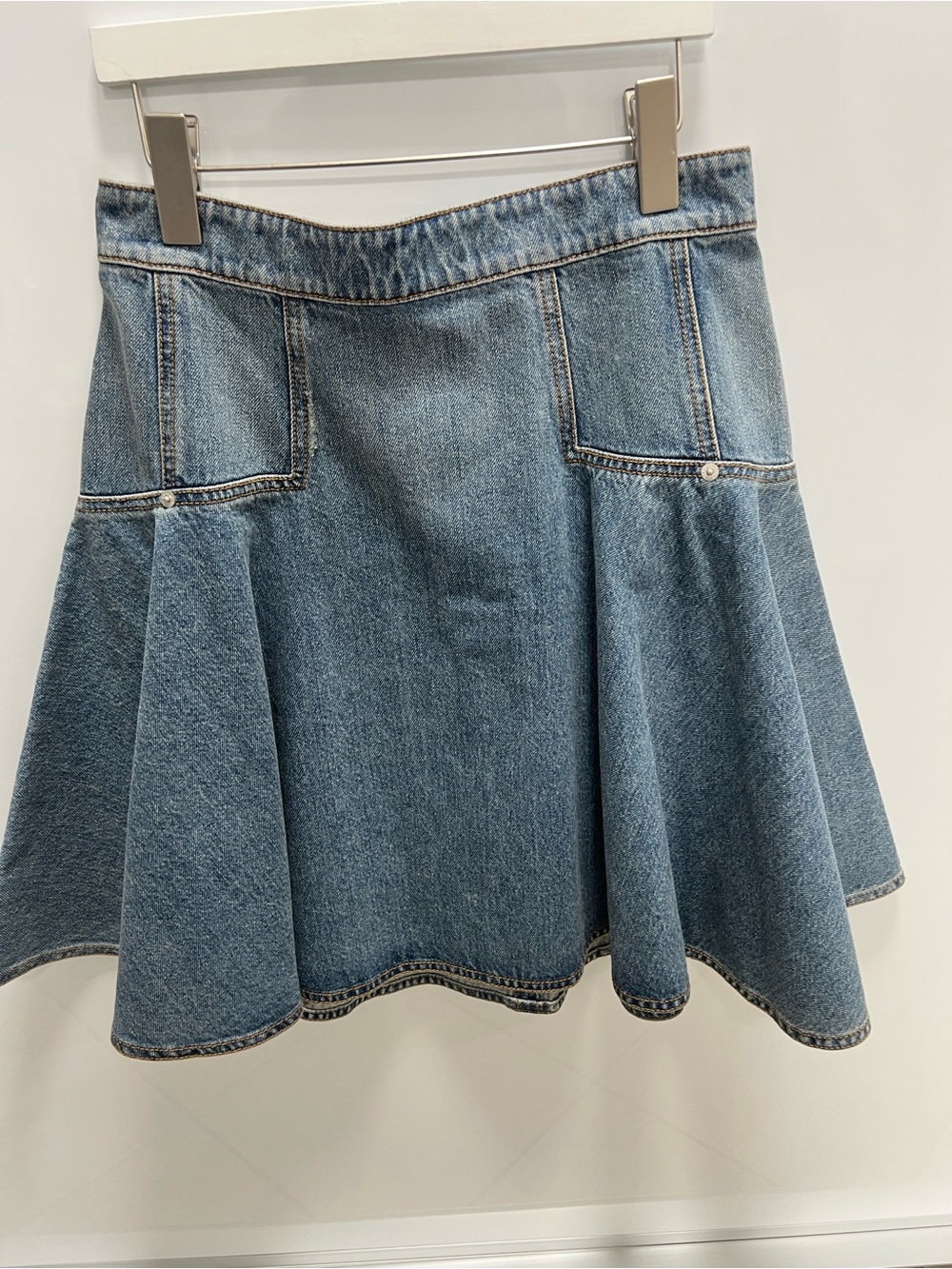 Alexander McQueen Denim Skirt IT44 NWT